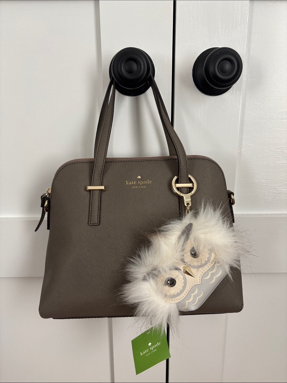 NWT Kate Spade Star Bright Owl Coin Purse Bag Charm